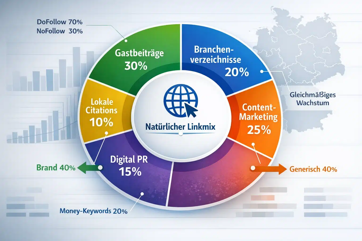 Deutsche Backlinks Linkverteilung