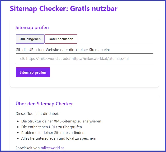 Sitemap Checker gratis