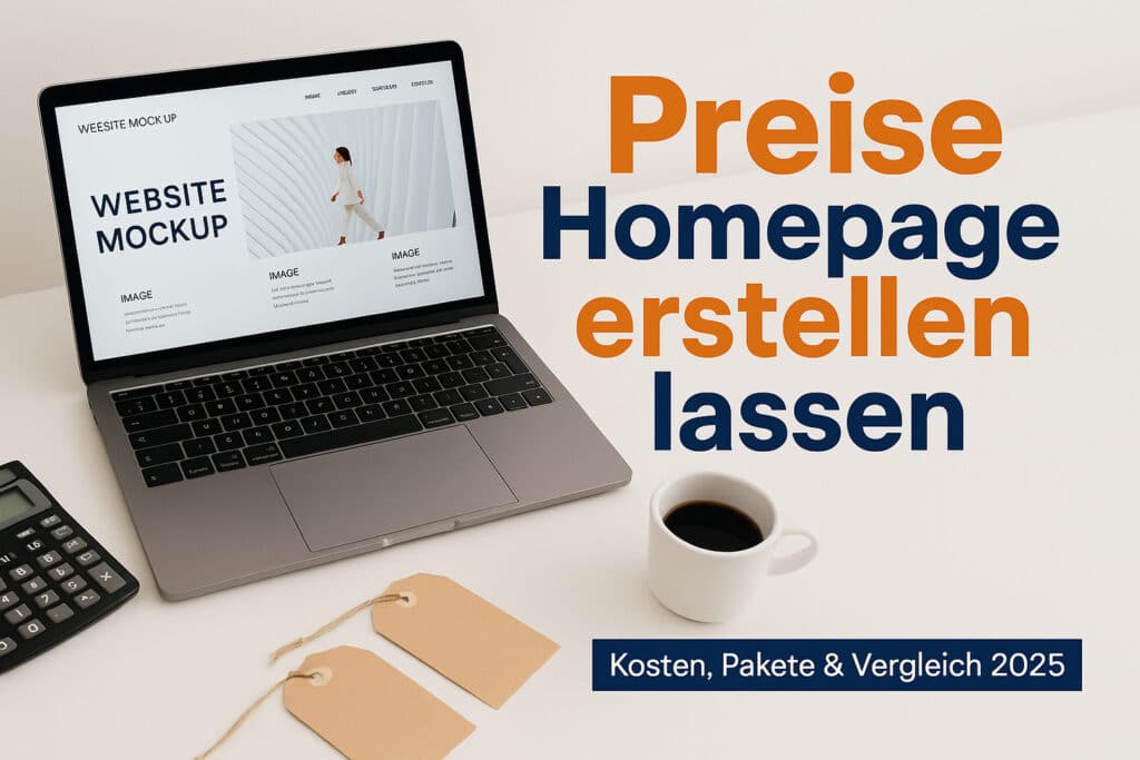 Preise Homepage erstellen lassen