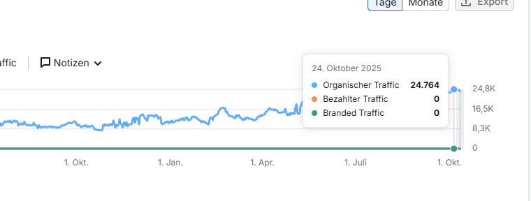 Traffic Abschluss SEO Case Study 2025