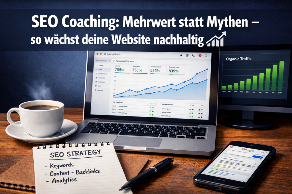 SEO Coaching: Mehrwert statt Mythen - so wächst deine Website nachhaltig 📈