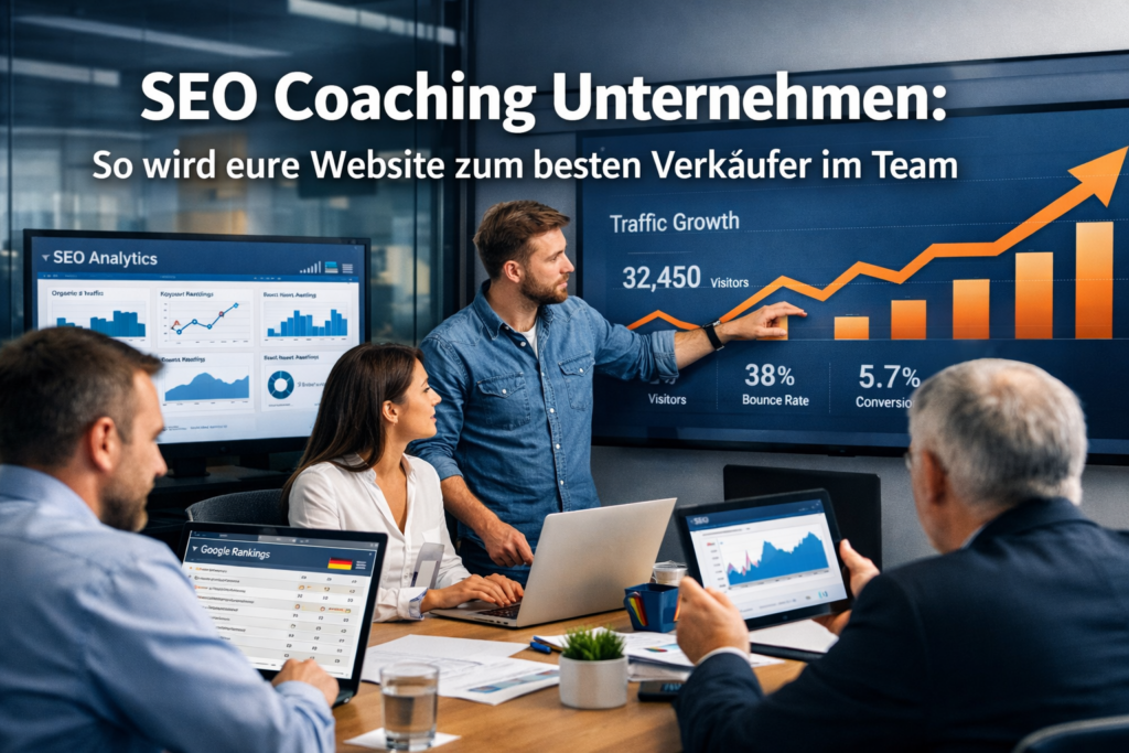 SEO Coaching Unternehmen: So wird eure Website zum besten Verkäufer im Team