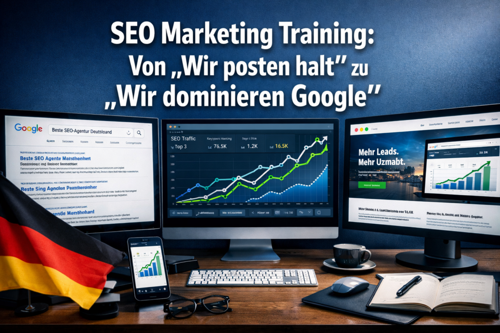 SEO Marketing Training: Von „Wir posten halt“ zu „Wir dominieren Google