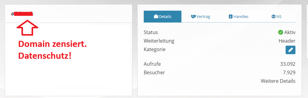 Domain 1 Detailkarte